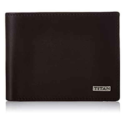TITAN Brown Leather Men's Wallet (TW184LM1BR)