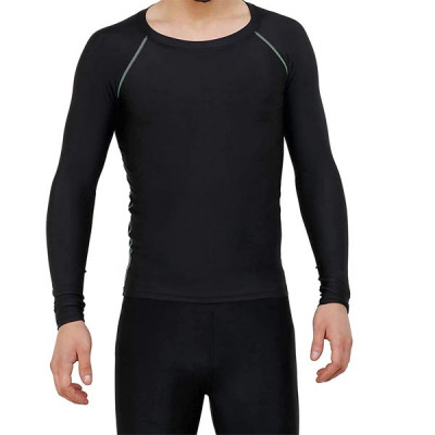 NEVER LOSE Round Neck Jersey Compression Dry Fit Sports Full Sleeves Gym Tshirts for Men