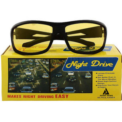 Adam Jones Yellow Night Vision Wrap-Around Unisex Sunglasses (Medium Size)