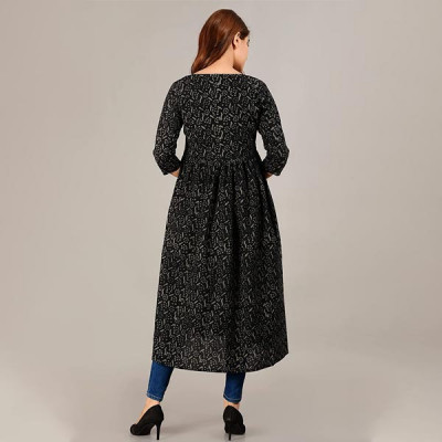 COTLAND Fashions Jaipuri Cotton Long Printed Shrug/Jacket/Cape for Women