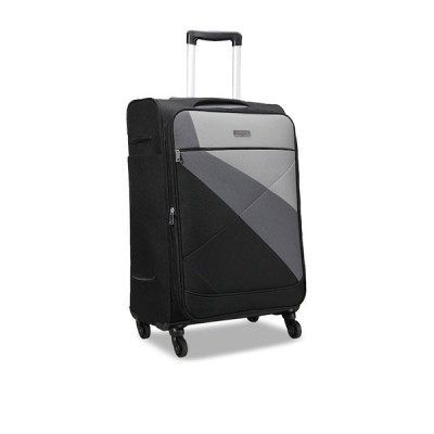 Black Vista Medium-Sized Check-in Trolley Suitcase