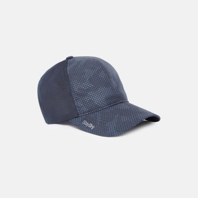 Men Blue Printed Snapback Cap