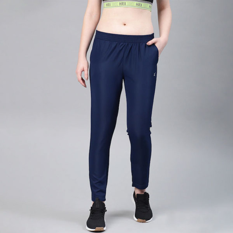 Women Navy Blue Rapid Dry Track Pants