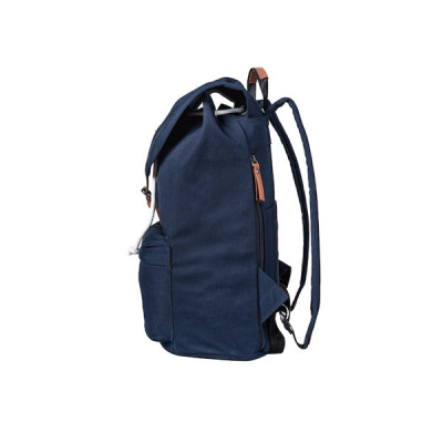 Unisex Navy Blue Travel Laptop Backpack
