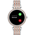 Michael Kors Women's Gen 5E 43mm Stainless Steel Touchscreen Smartwatch with Fitness Tracker, Heart Rate, Contactless Payments, and Smartphone Notific