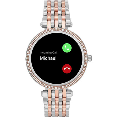 Michael Kors Women's Gen 5E 43mm Stainless Steel Touchscreen Smartwatch with Fitness Tracker, Heart Rate, Contactless Payments, and Smartphone Notific